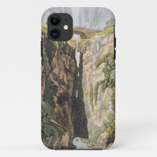 Natural Bridge, Valle d'Icononzo (colour litho) iPhone 11 Case