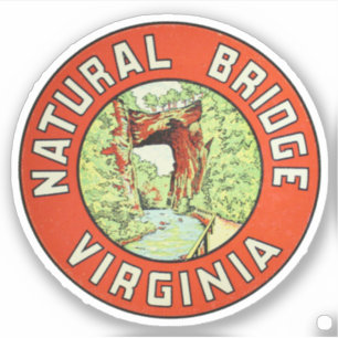 Natural Bridge Virginia - Sticker