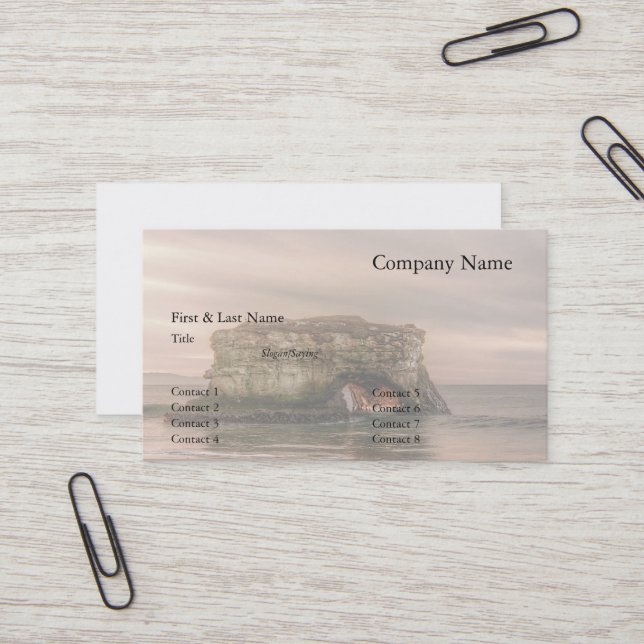 Natural Bridges 12 Business Card (Front/Back In Situ)
