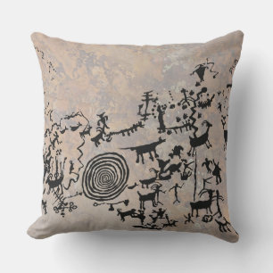 Natural Bridges Petroglyph Panel Cushion