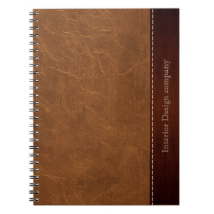 Natural Brown leather look Notebook