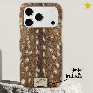 Natural Brown Realistic Deer Hair Speckled Spots 