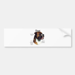 Natural Coloured Boxer Meet the Breed Bumper Sticker