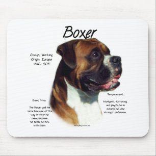 Natural Coloured Boxer Meet the Breed Mouse Pad