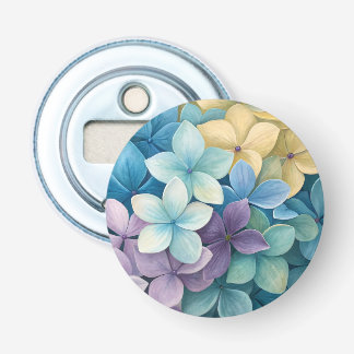 Natural colourful flowers bottle opener