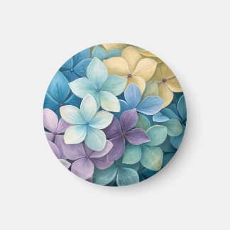 Natural colourful flowers magnet