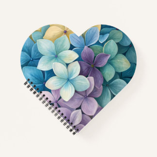 Natural colourful flowers notebook