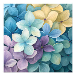 Natural colourful flowers photo print