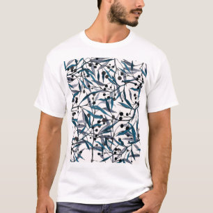 Natural Curves Floral Hand Drawn T-Shirt