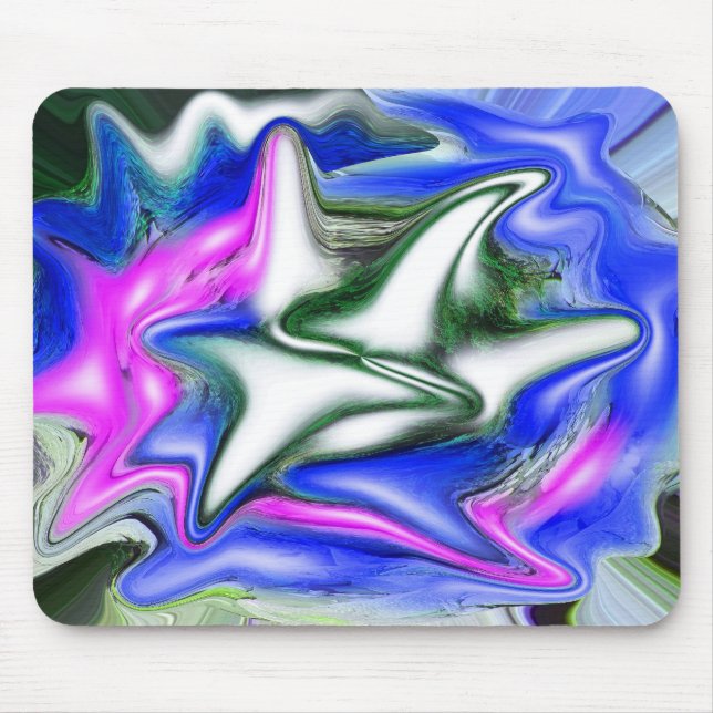 Natural diamond ice and snow mouse pad (Front)