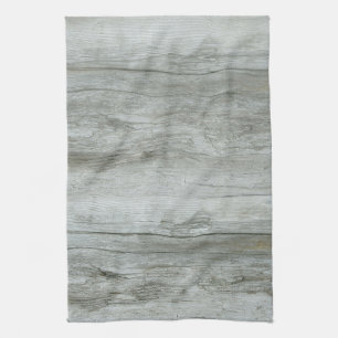 Natural Driftwood Background Tea Towel