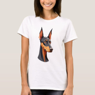 Natural Ear Doberman T-Shirt