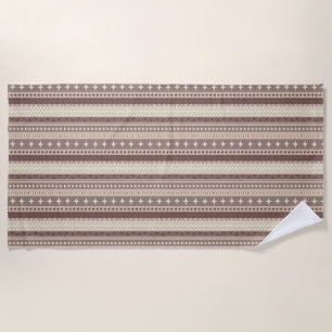 Natural Earth Tones Beach Towel
