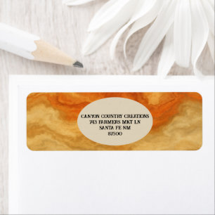 Natural Earth Tones Custom Southwestern Return Address Label