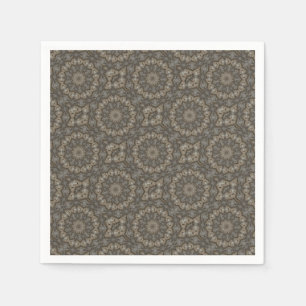 Natural Eath Tones Mandala Pattern Napkin