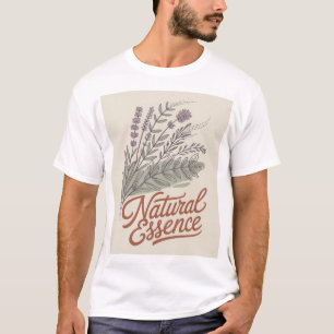 Natural Essence Vintage Botanical Wildflower T-Shirt