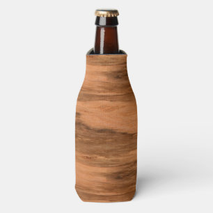 Natural Eucalyptus Wood Grain Look Bottle Cooler