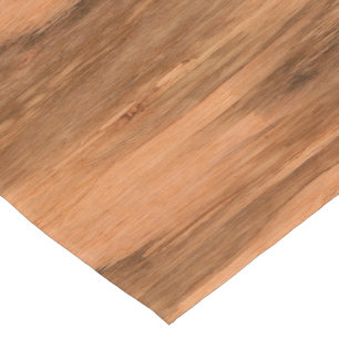 Natural Eucalyptus Wood Grain Look Long Table Runner