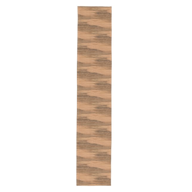 Natural Eucalyptus Wood Grain Look Medium Table Runner (Front)