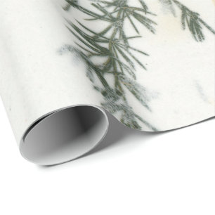 Natural Floral Grass Cali Rosemary Mulberry Petals Wrapping Paper