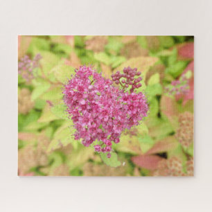Natural Flower Heart - pierced by arrow. Jigsaw Puzzle