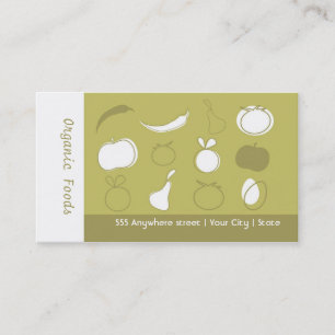 Natural Food Store Business Card