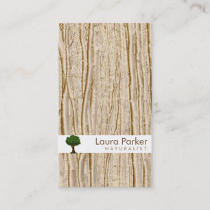 Natural Forest Gold Tree Care Garden Lawn Business Card