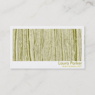 Natural Forest Yellow Tree Care Landscape Lawn Business Card