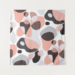 Natural Forms: Geometric Seamless Texture. Tapestry