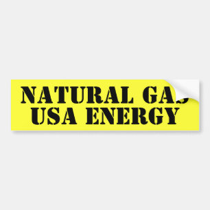 NATURAL GAS BUMPER STICKER