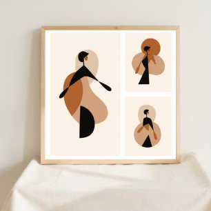 Natural Geometry – Feminine Minimalist Art IV Poster