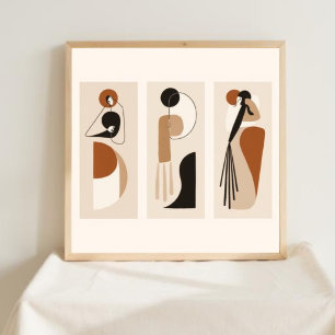 Natural Geometry – Feminine Minimalist Art VIII Poster