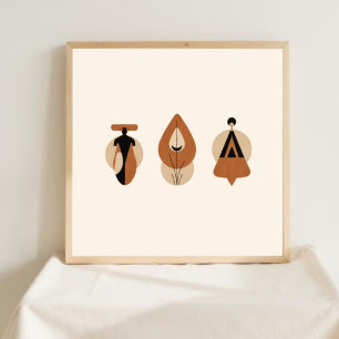 Natural Geometry – Feminine Minimalist Art VIII Poster