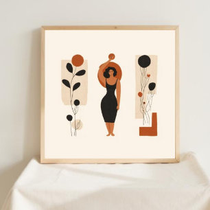 Natural Geometry – Feminine Minimalist Art XI Poster