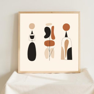 Natural Geometry – Feminine Minimalist Art XIV Poster