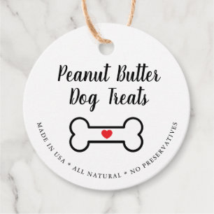 Natural Gourmet Dog Treat Favour Tags
