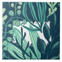 Natural Green Design Tile