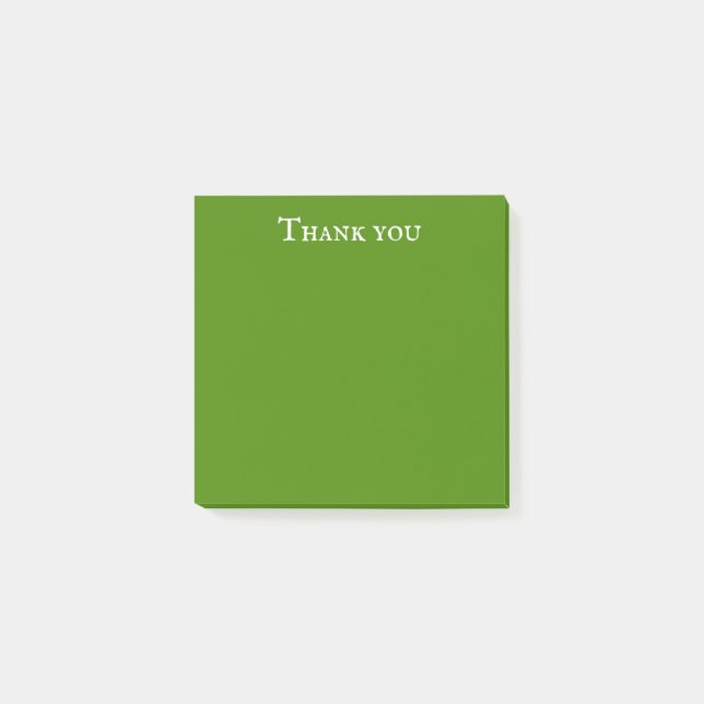 Natural Green Post-it Notes (Front)