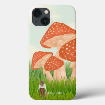 Natural Greenery Landscape Mushroom Modern 