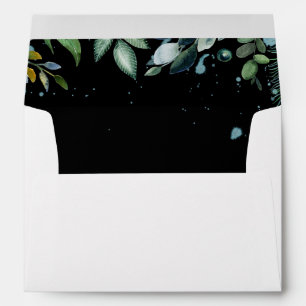 Natural Greenery Watercolor Envelope