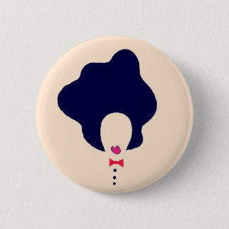 natural hair art pin
