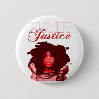 Natural Hair:HairJustice 6 Cm Round Badge