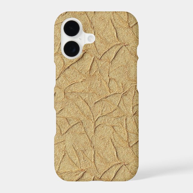 Natural Handmade Paper Texture in Warm Beige (Back)