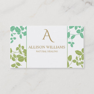 Natural Healing Business Card