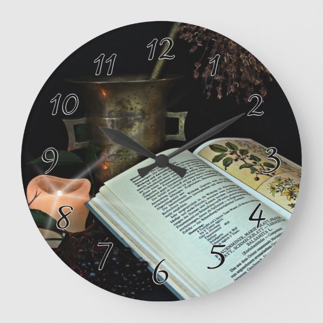 Natural Healing Large Clock (Front)