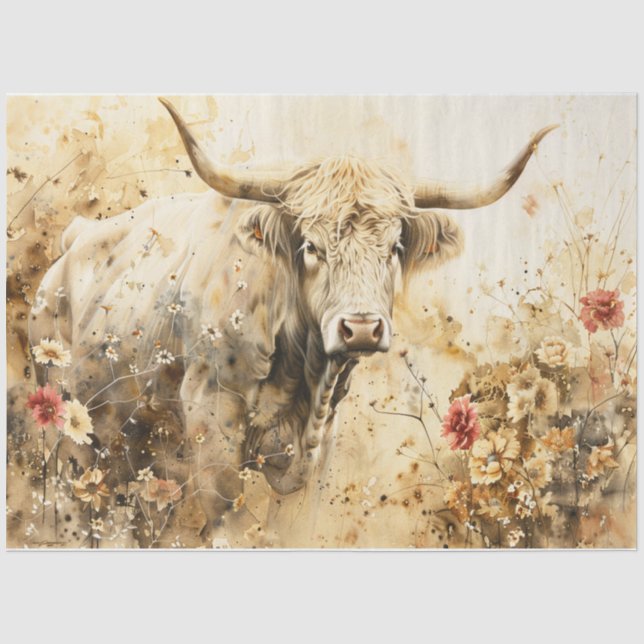 Natural highlander tissue paper (Front)