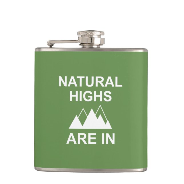 Natural Highs Are In Hip Flask (Front)
