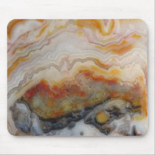 Natural Lace Agate Stone Authentic Colours & Desig Mouse Pad