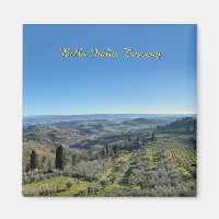 Natural landscape in Tuscany, travel Italy