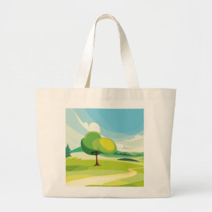Natural landscape Large Tote Bag